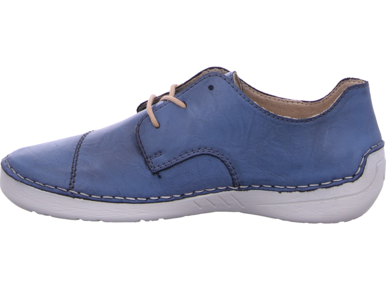 RIEKER Freizeit Schnürer blau