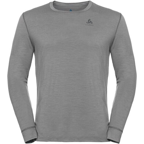 HERREN LANGARM SHIRT BL TOP CREW NECK L/S MERINO 200