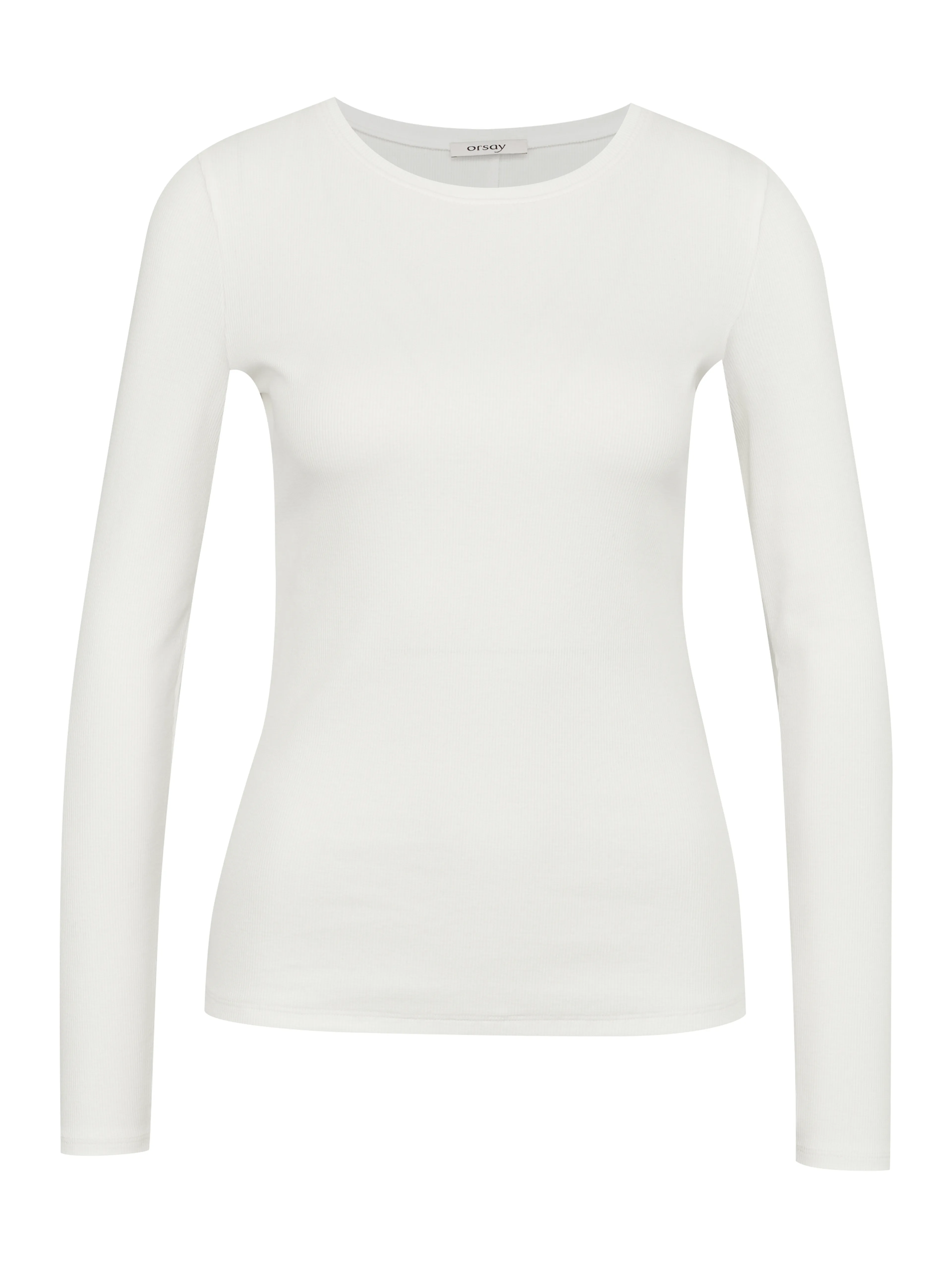 Cremefarbenes Damen-Langarm-T-Shirt ORSAY
