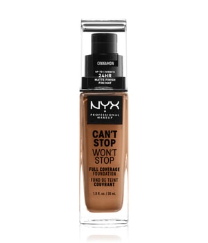 NYX Professional Makeup Can't Stop Won't Stop 24-Hour Foundation Flüssige Foundation-30 ml