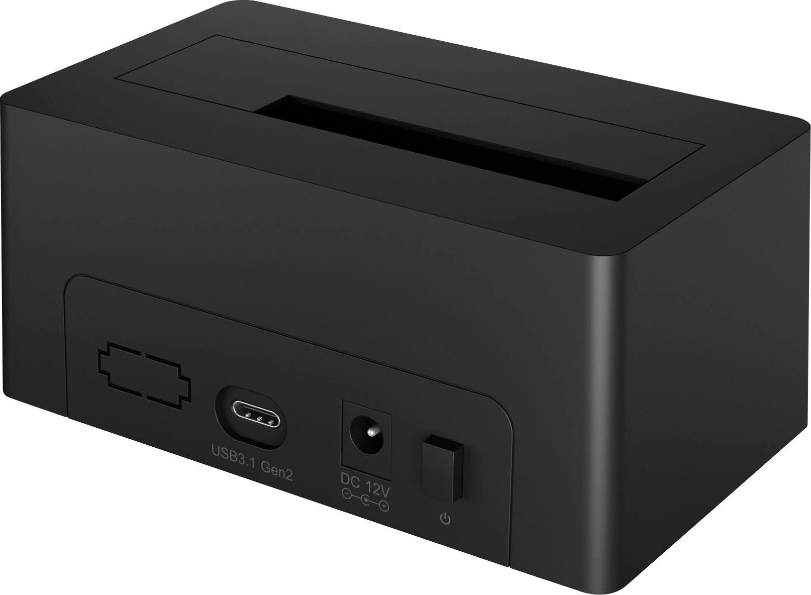 ICY BOX Festplatten-Dockingstation ICY BOX SATA 2,5 oder 3,5 zu USB 3.1 Gen 2 Type-C, HDD/SSD