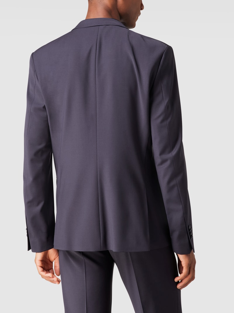 Slim Fit 2-Knopf-Sakko mit Stretch-Anteil Modell 'CiCastello' - 'CIPOWERSTRETCH' in marineblau