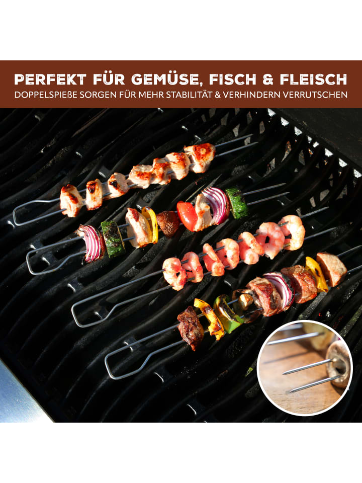 bremermann 8-er-Set Doppel-Grillspieße günstig kaufen onesize