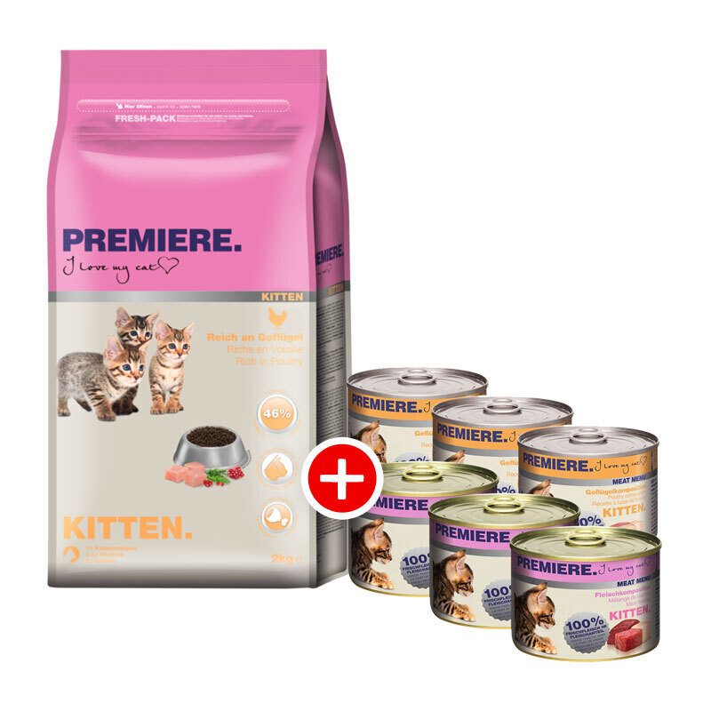 PREMIERE Nassfutter PREMIERE Kitten Mischfütterung Set 2tlg.1