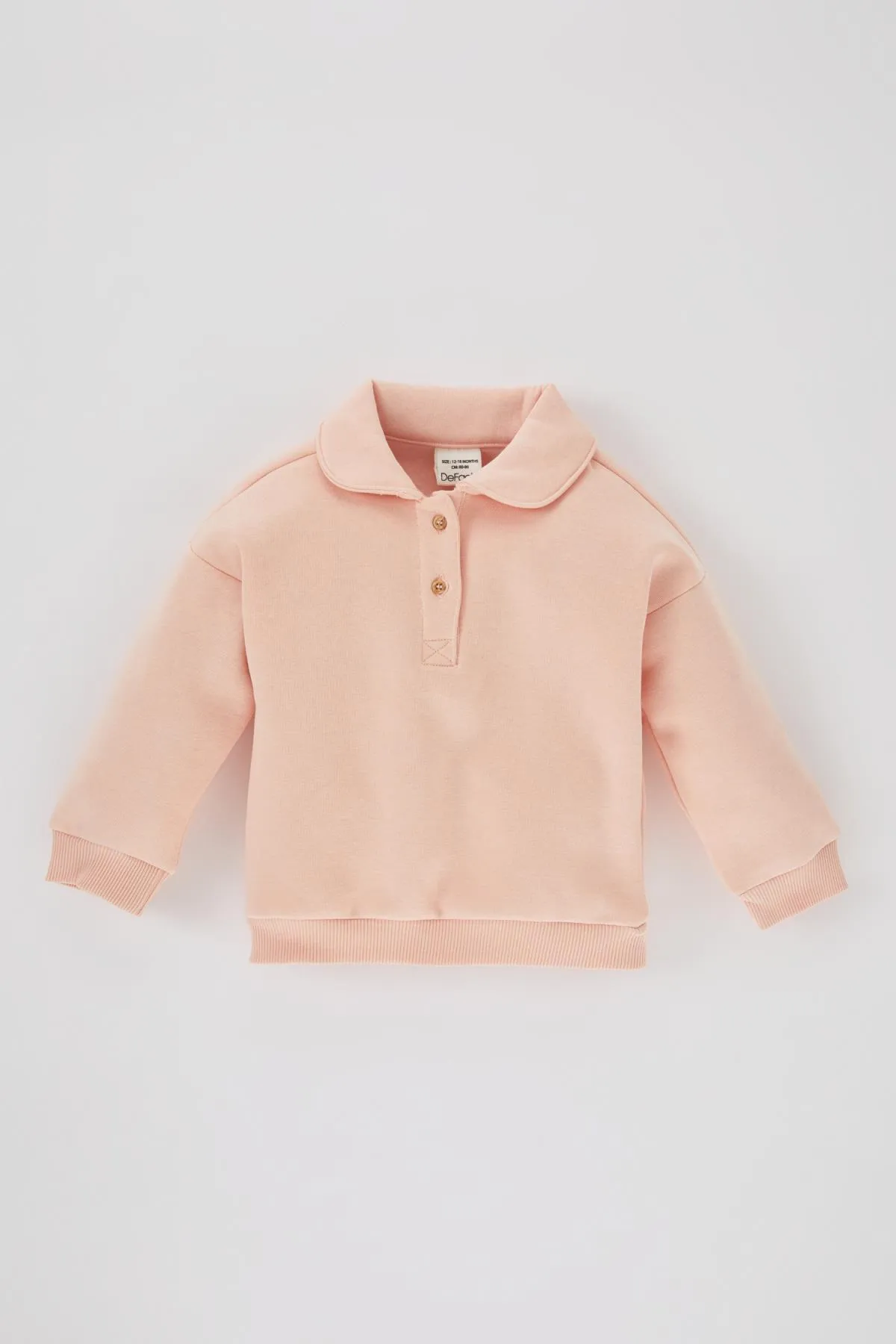 DeFacto  Baby-Mädchen-Sweatshirt mit Rollkragen