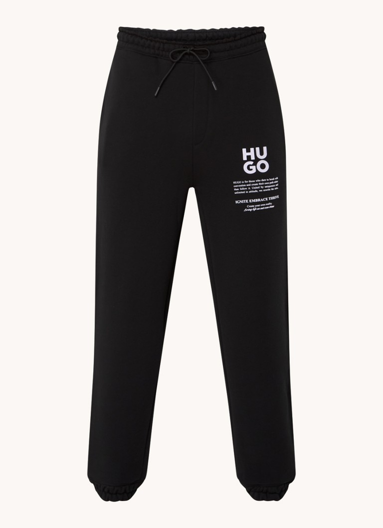 Pantaloni de trening conici HUGO BOSS cu logo
