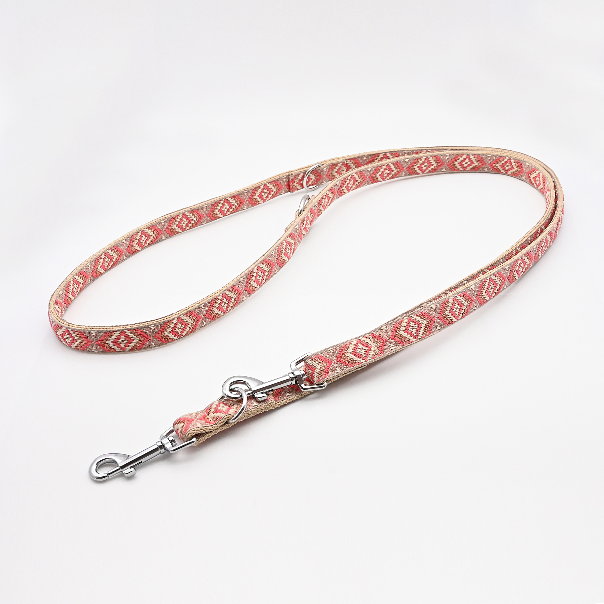 THE DOG IDEA Hundeleinen THE DOG IDEA Boho-Chic Hundeleine Coral 2 m
