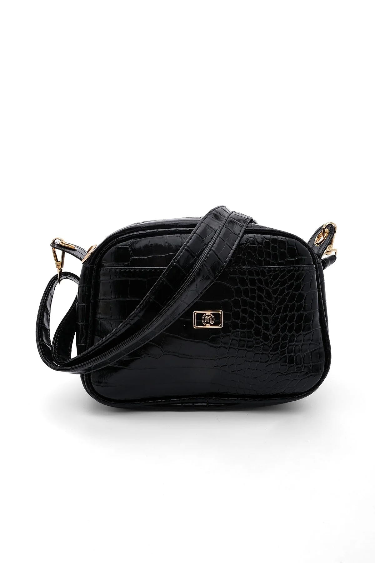 Marjin  Damen-Schultertasche mit verstellbarem Riemen Tensan schwarz