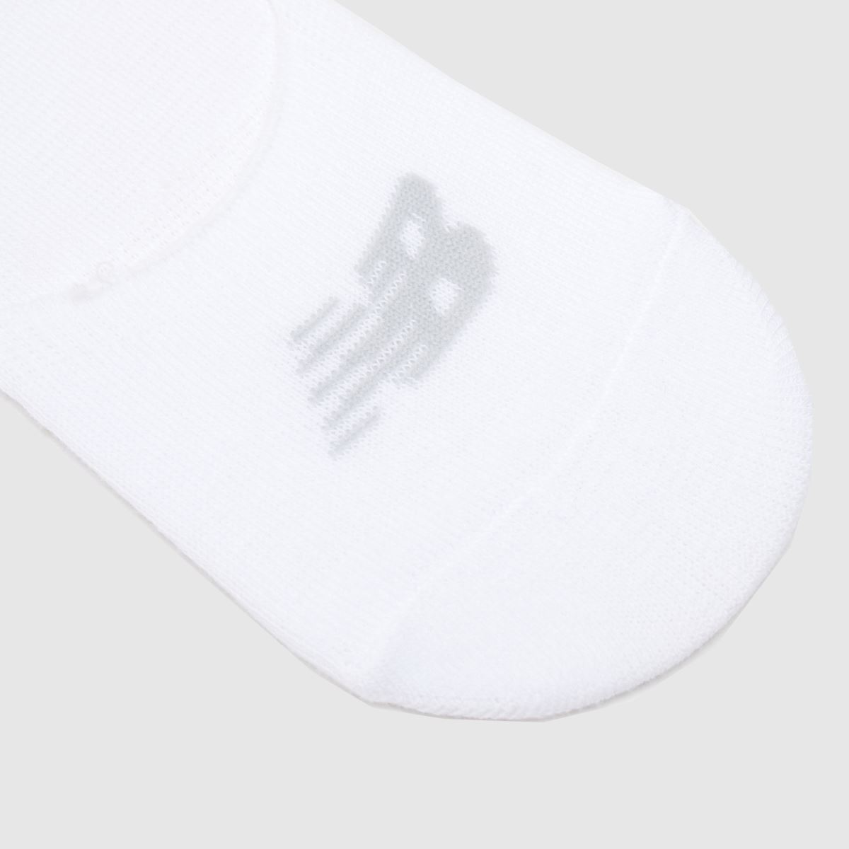 New Balance fehér, látszó nélküli zokni, 3 darabos csomag