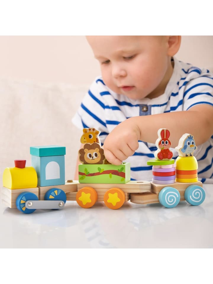 COSTWAY 3 tlg. Set Eisenbahn in Bunt günstig kaufen 14 cm