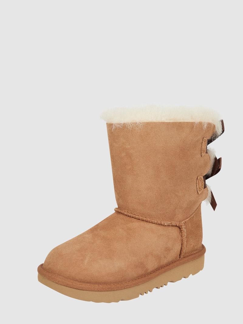 Stiefel mit Schleifen-Details Modell 'BAILEY' in camel