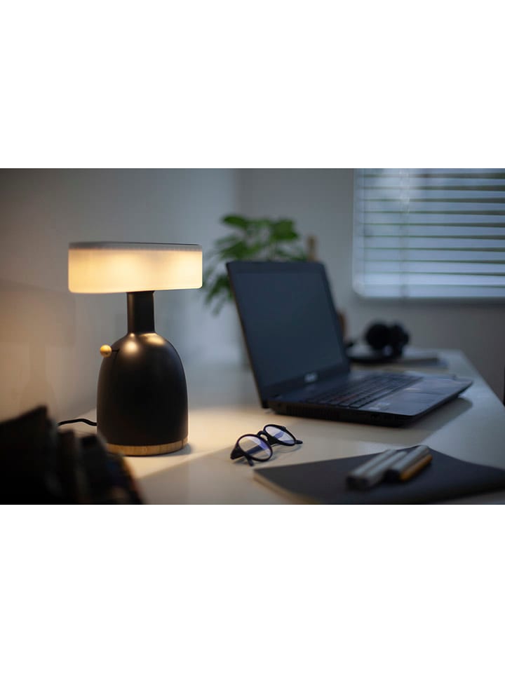 Designnest LED-Tischleuchte ''Dina Coin Lamp'' in Schwarz - (B)23 x (H)27 x (T)12 cm günstig kaufen onesize