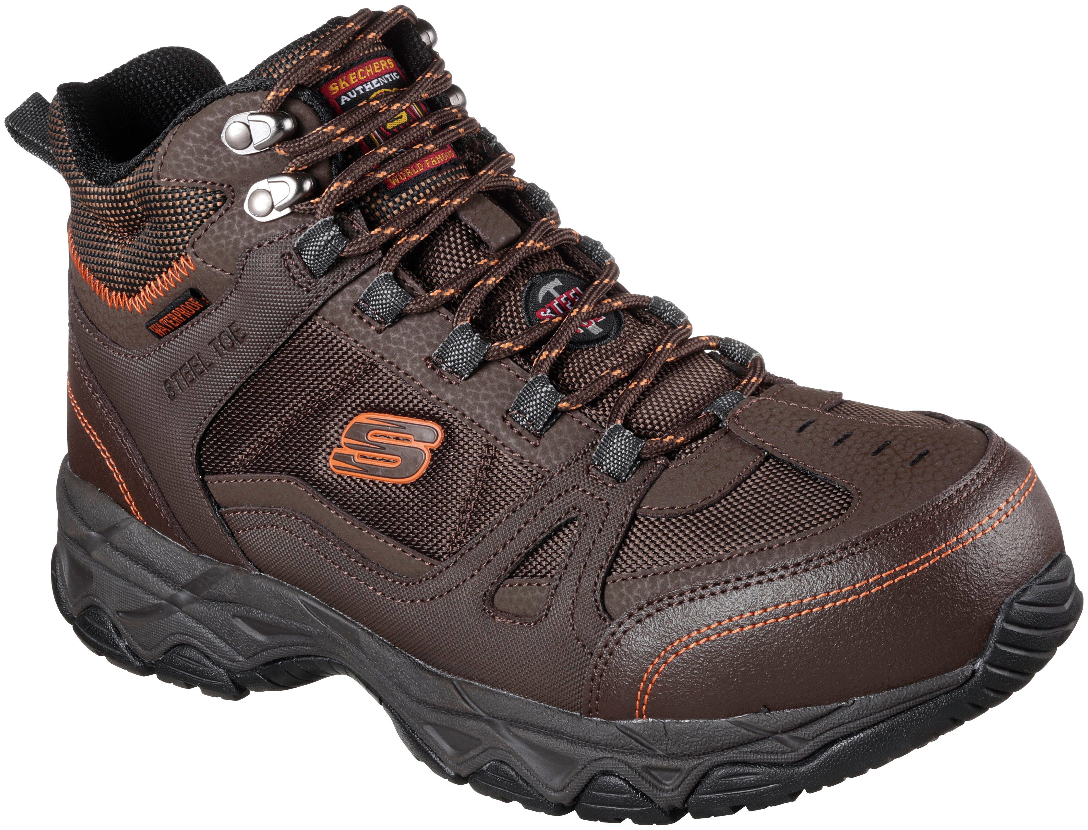 Skechers LEDOM Sicherheitsstiefel SB WR FO SRC, wasserfest und mit Air cooled Memory Foam Einlegesohle