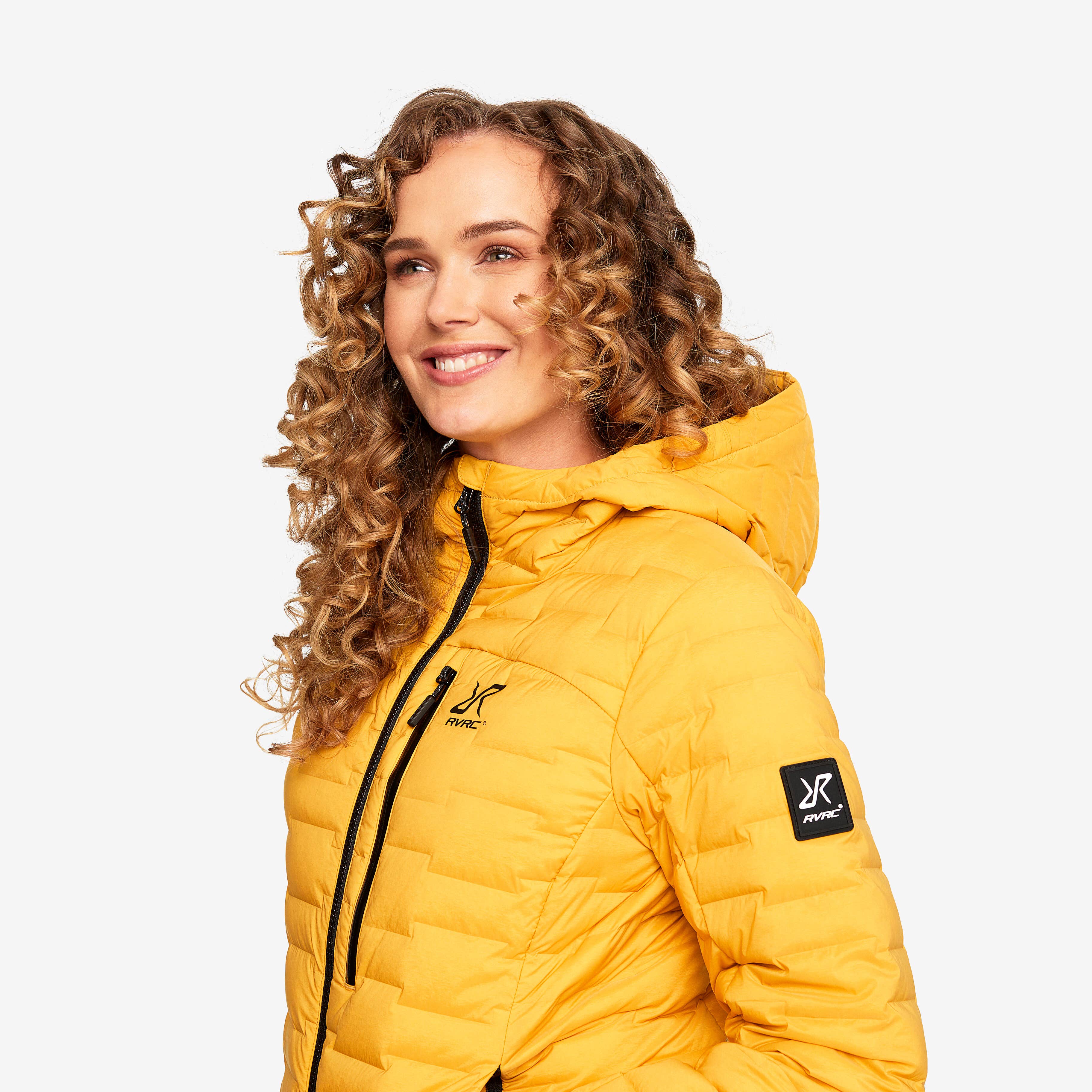 Flex Down Jacket Femme Lemon Curry