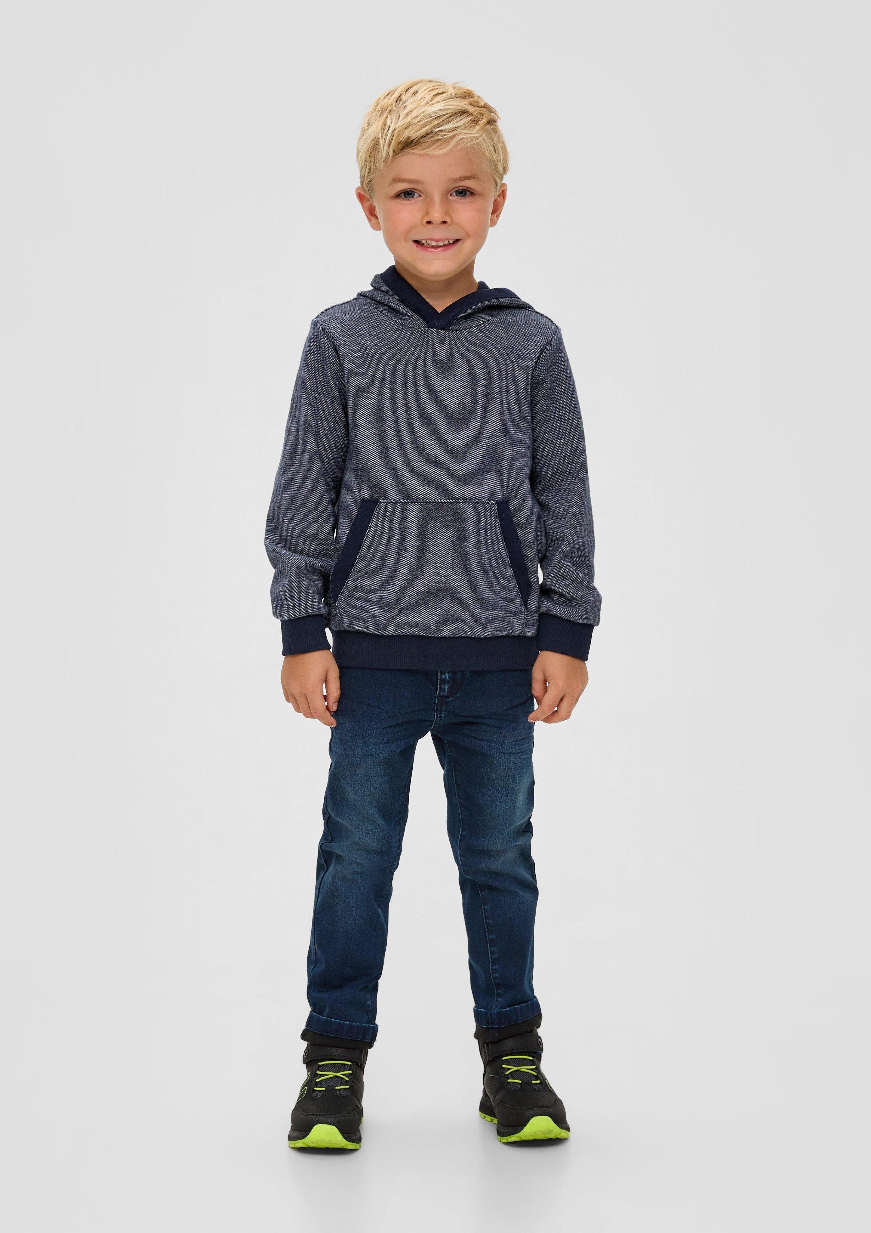 s.Oliver 5-Pocket-Jeans Jeans Pelle / Regular Fit / Mid Rise / Straight Leg / Used-Look Kontrastnähte, Waschung