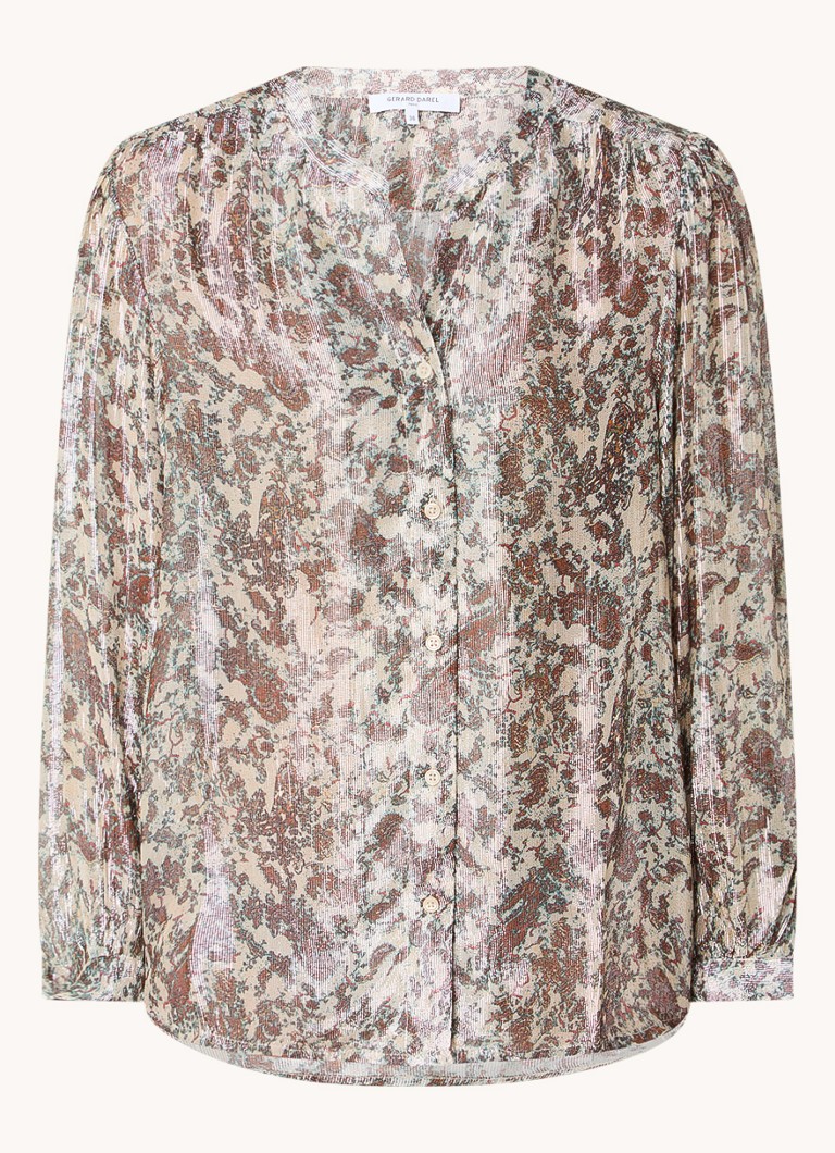 Gerard Darel  Basyll semi-transparante blouse met print