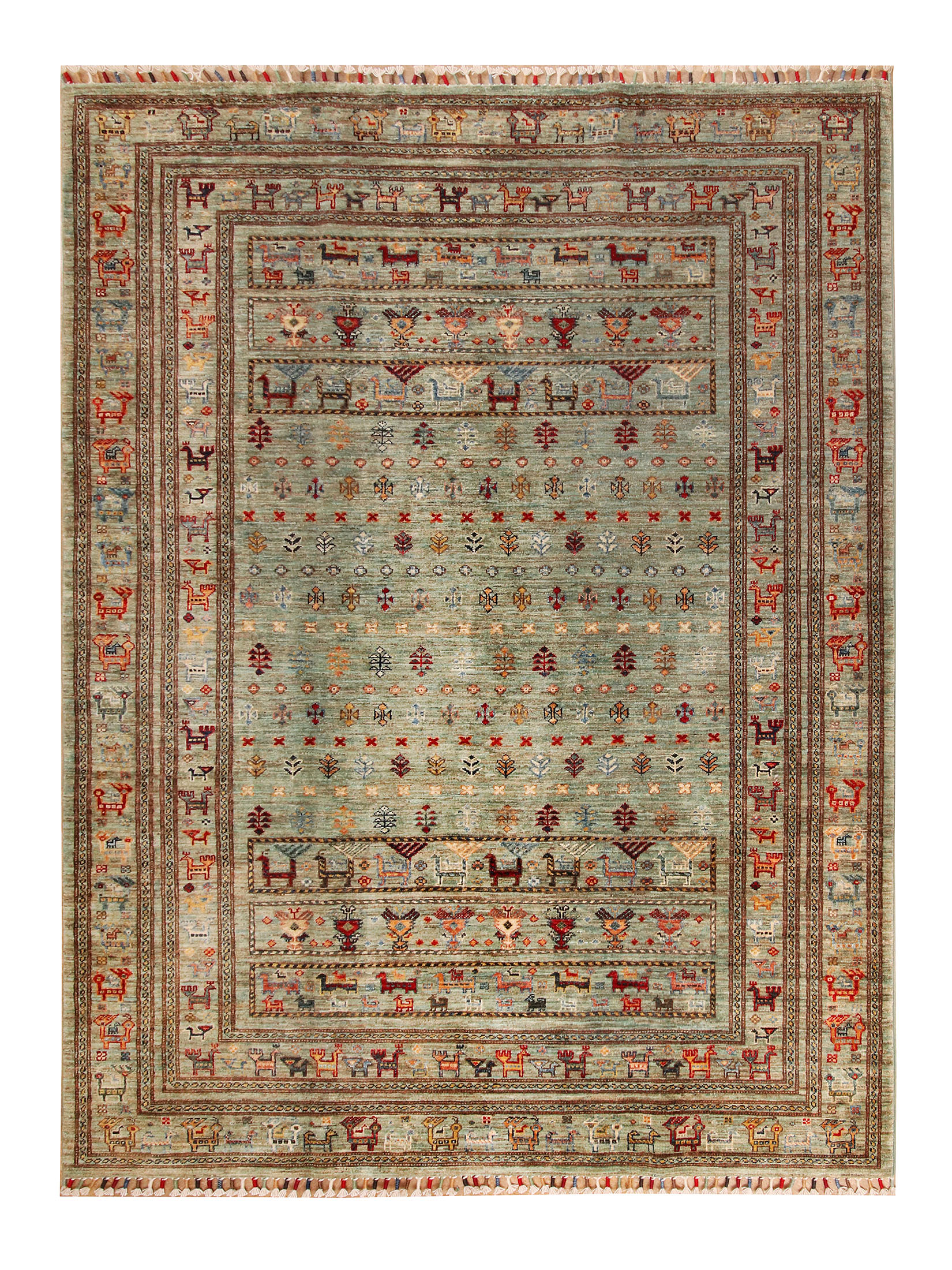 Chobi Schal ca. 175 x 235 cm, Unikat / Einzelstück