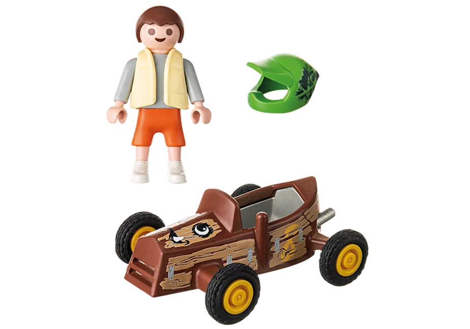 Kind mit Kart