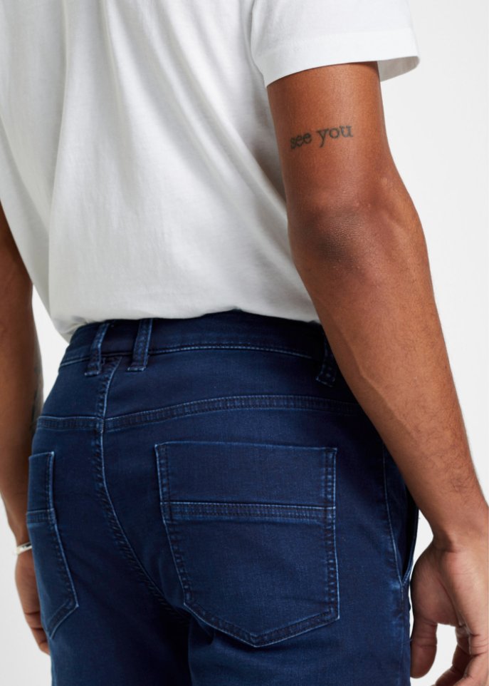 Regular Fit Cargo-Sweat-Jeans, Tapered