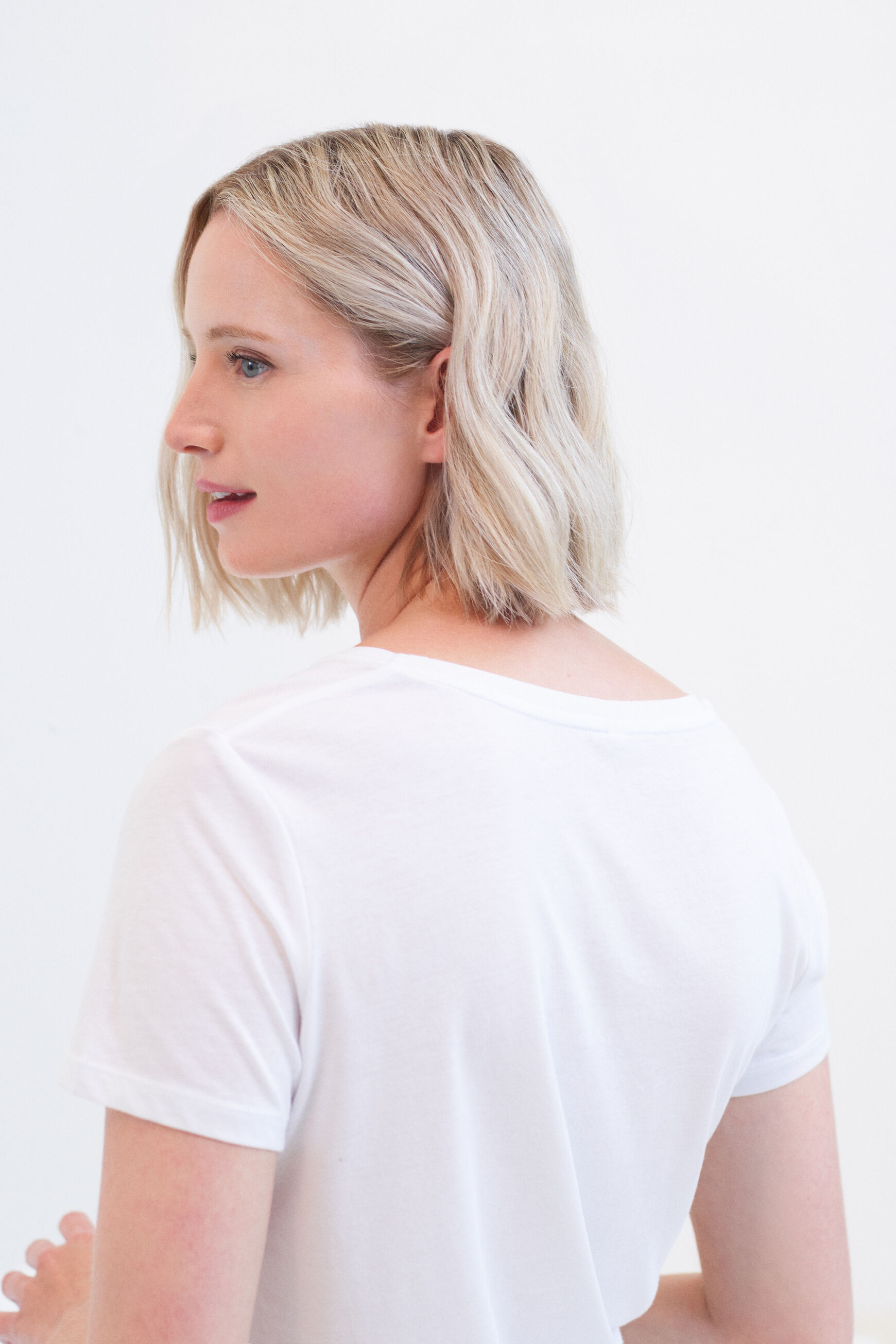 t-shirt nessa blanc femme