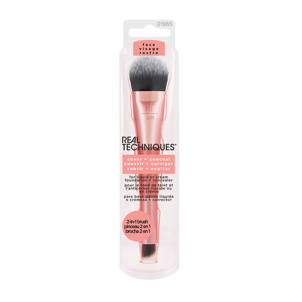 Real Techniques RT - Dual Ended - Cover & Conceal Pinceau maquillage