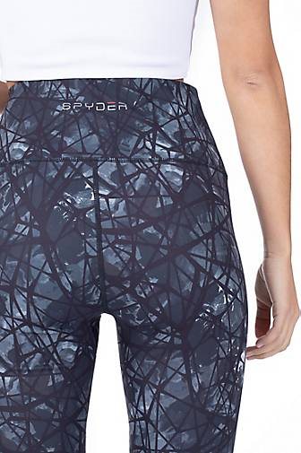 Spyder Gemusterte Kompressionsleggings mit Taschen