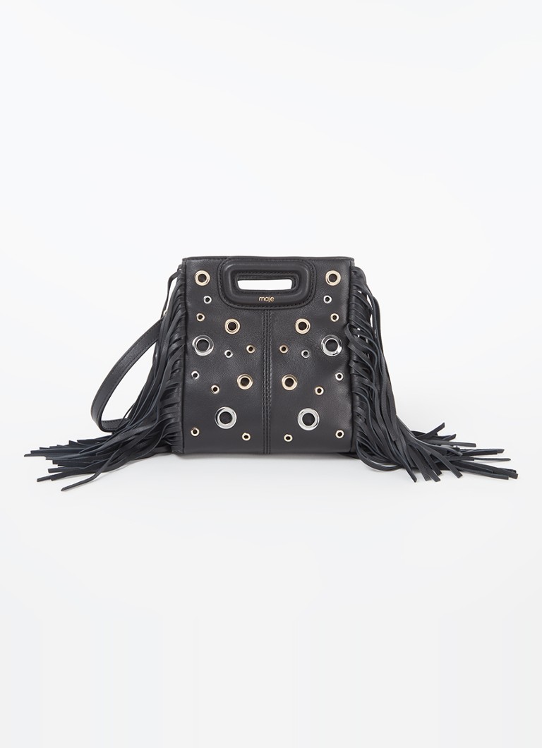 Majee lampaannahkainen crossbody-laukku irrotettavalla olkahihnalla