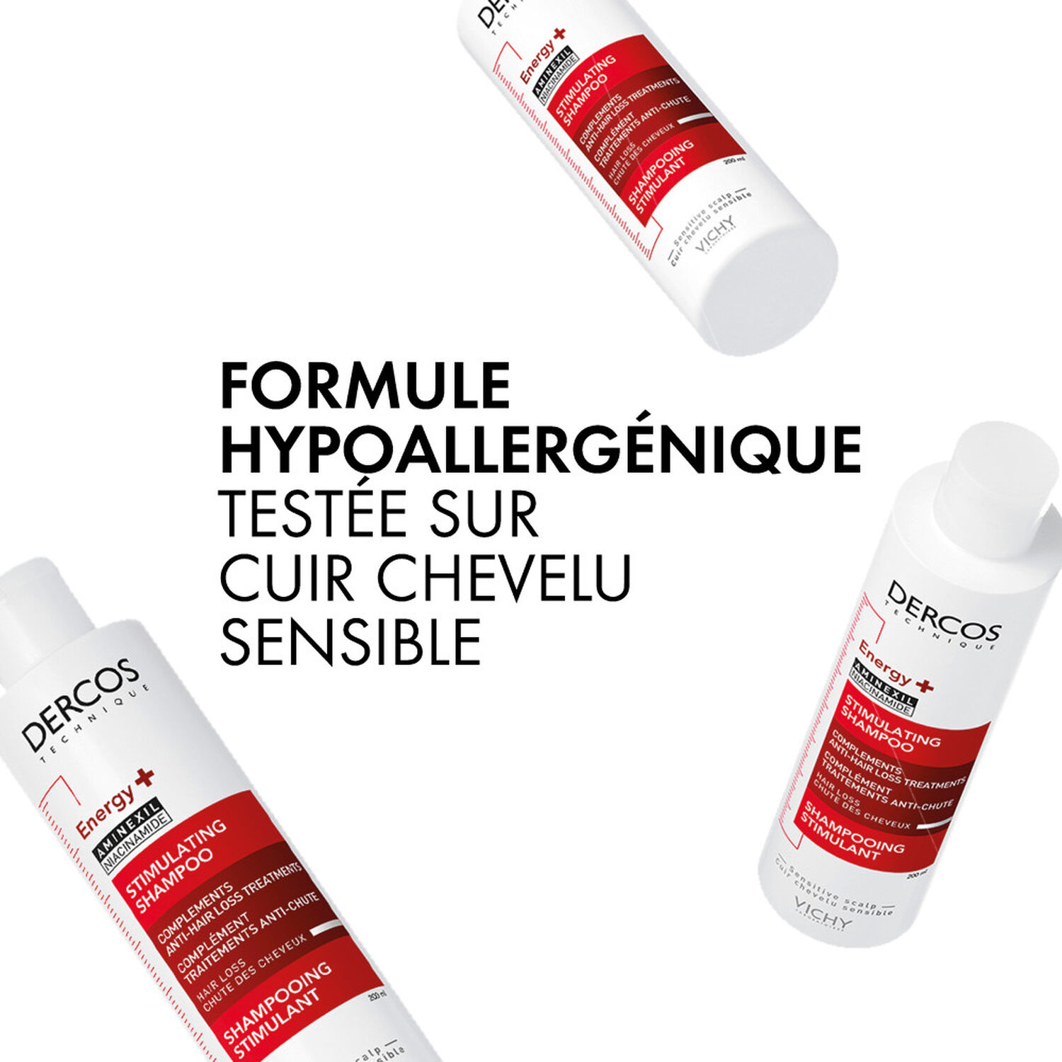 Vichy Dercos Technique à L'Aminexil Shampooing Energisant Anti-Chute