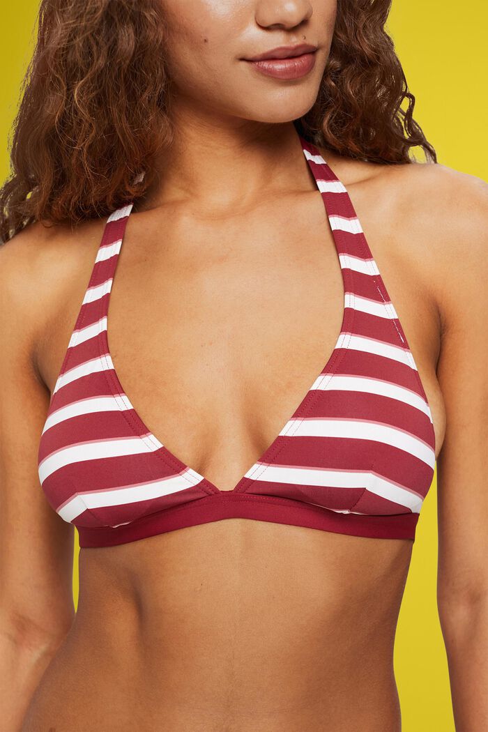 Wattiertes Neckholder-Bikinitop
