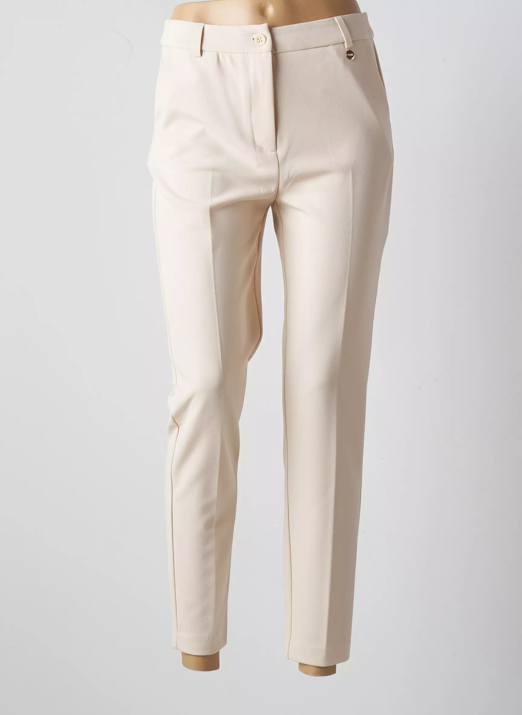 Fracomina Pantalons Chino Femme couleur beige