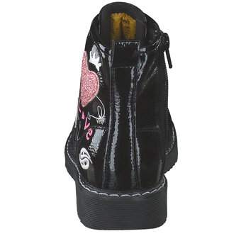 Dockers Schnür Boots in schwarz