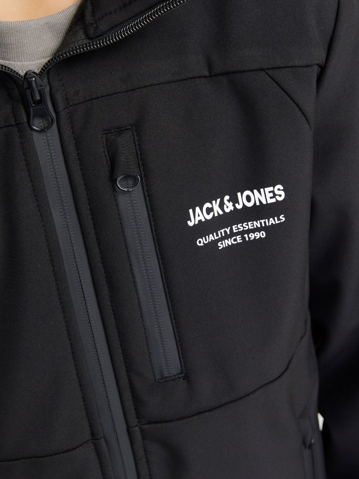 JACK & JONES Junior Softshelljacke  JJTHEO SOFTSHELL JACKET in black günstig kaufen