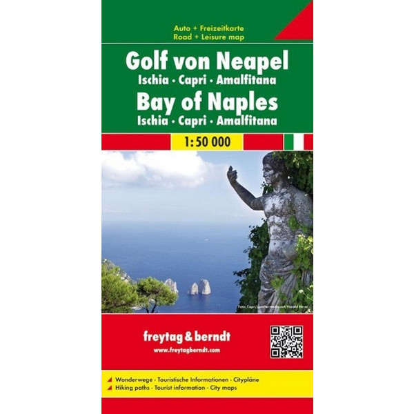 Golf von Neapel - Ischia - Capri - Amalfitana 1 : 50 000 Autokarte - Straßenkarte