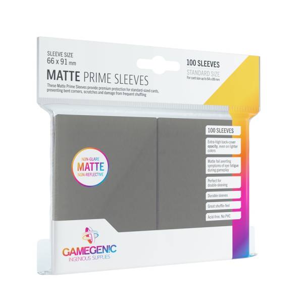 Matte PRIME Sleeves Grey