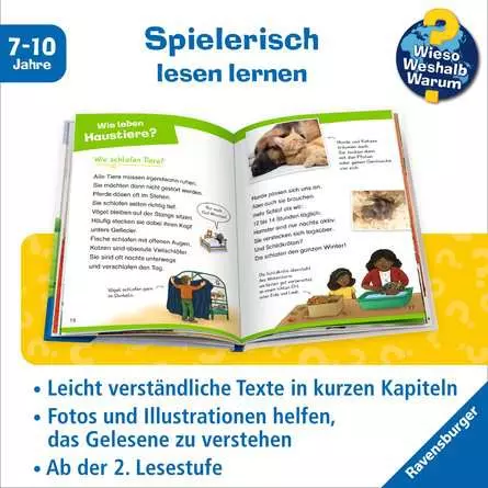 Ravensburger Wieso? Weshalb? Warum? Erstleser, Band 12: Haustiere