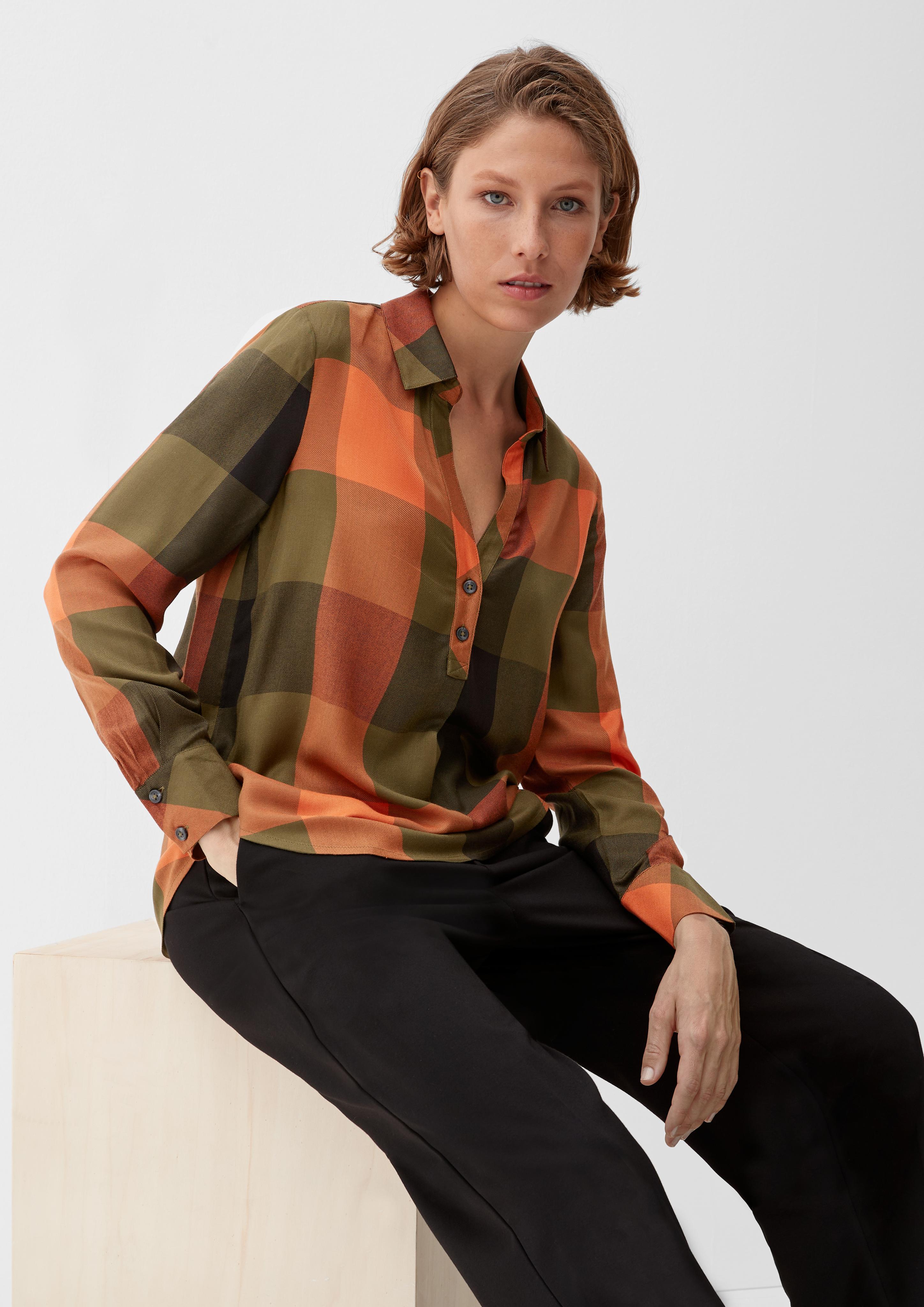 Bluse mit Karomuster  2120721-79N0