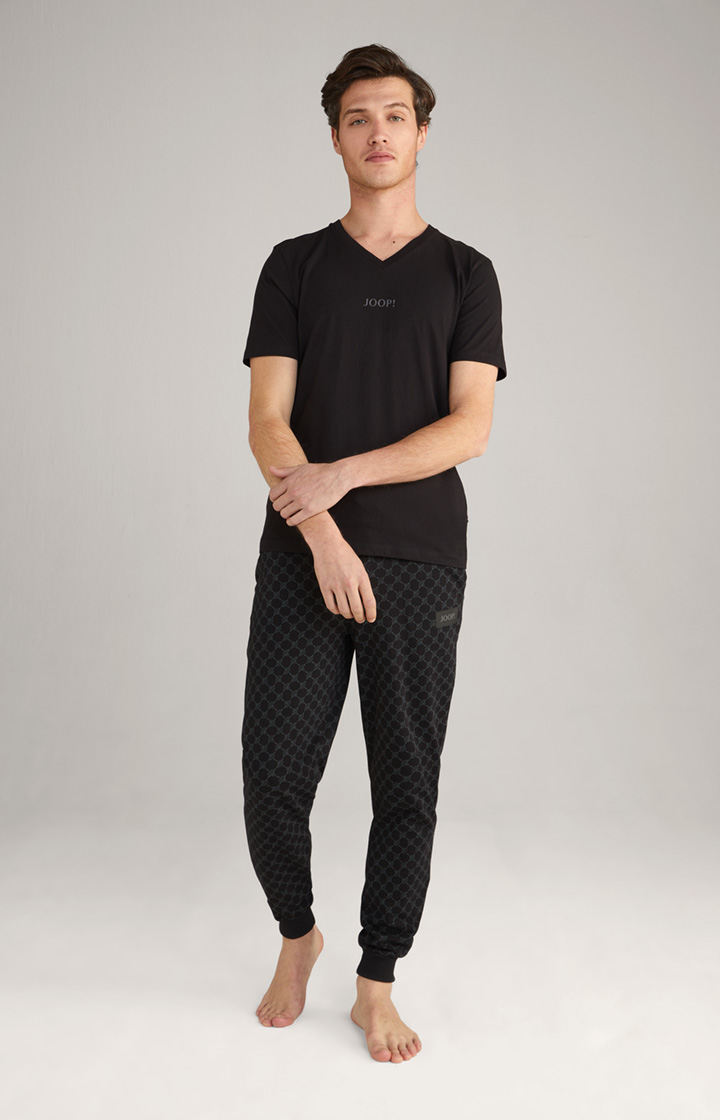 2er-Pack Fine Cotton T-Shirts in Schwarz