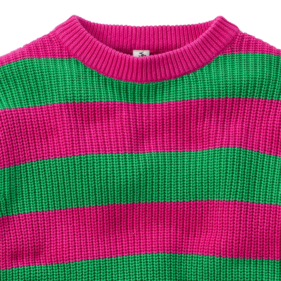 Mädchen Strickpullover mit Streifen