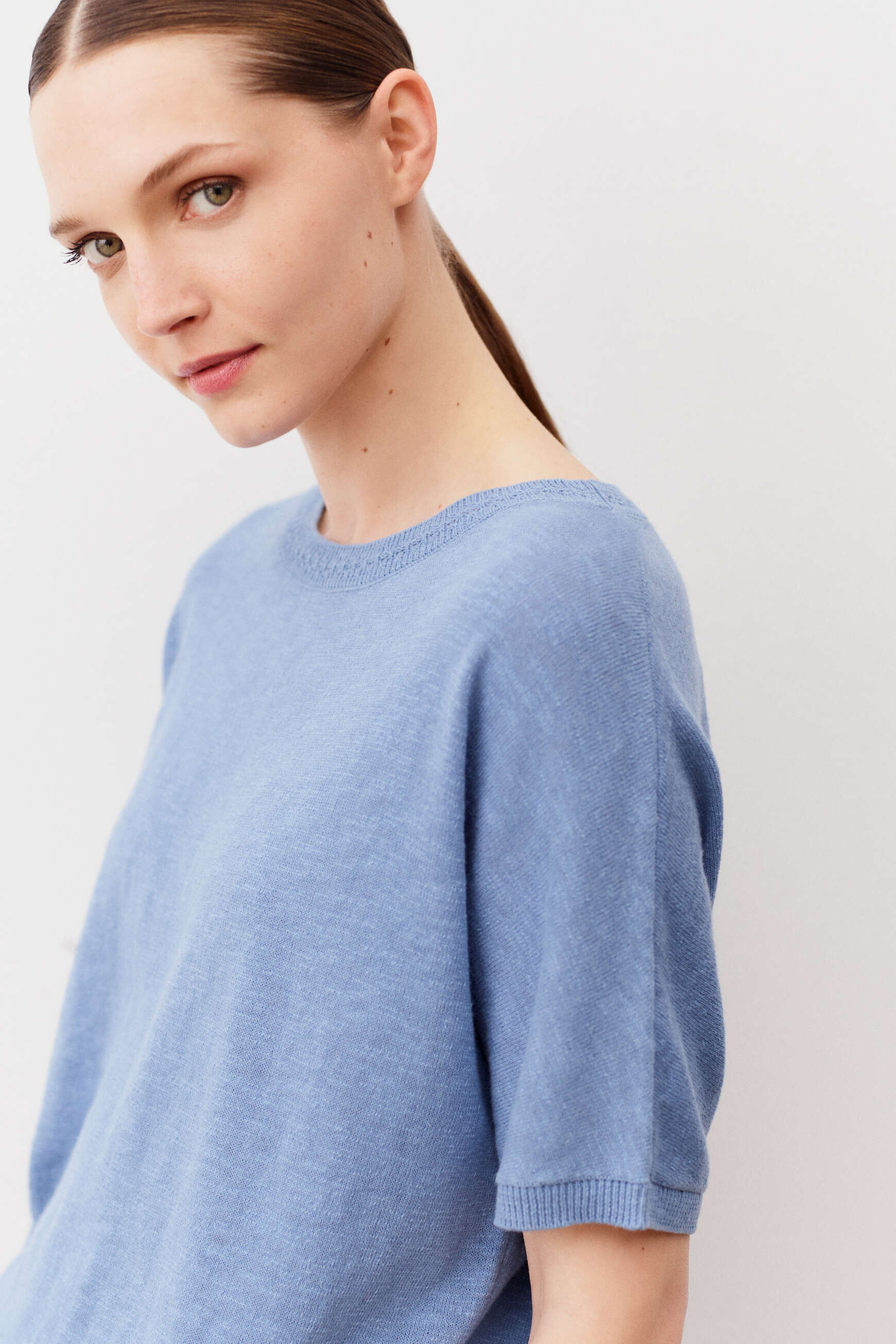 pull emma denim stone femme