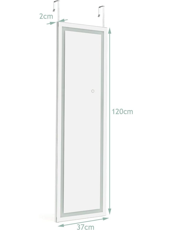 COSTWAY Wandspiegel in Weiß günstig kaufen 120 cm