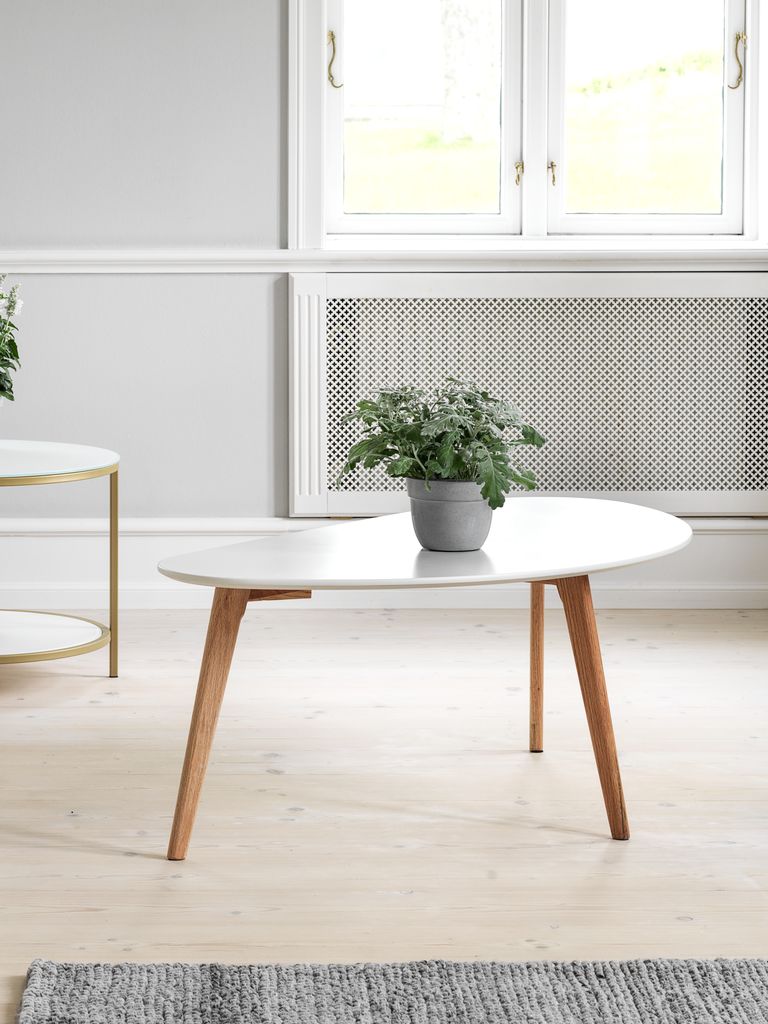 LEJRE LEJRE coffee table 60x120 white/oak