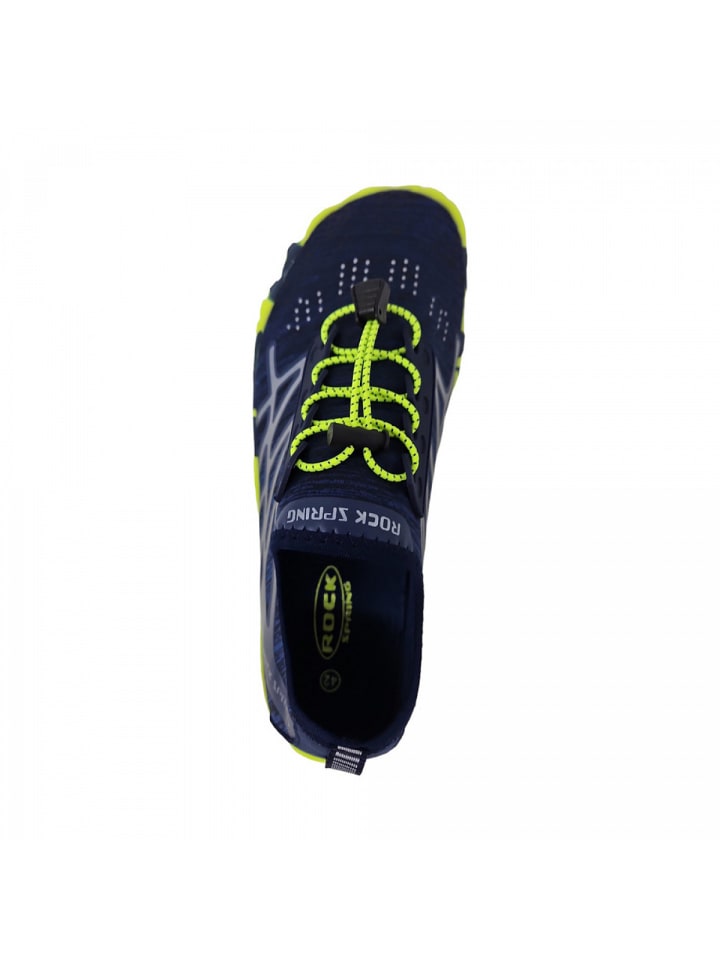 Rock Spring sportlicher Schnürer Barfußschuh in Blau günstig kaufen