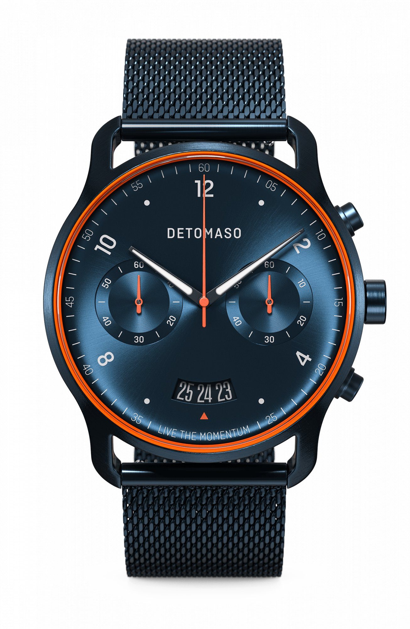 DETOMASO Chronograph SORPASSO CHRONO VELOCITÀ BLUE ORANGE