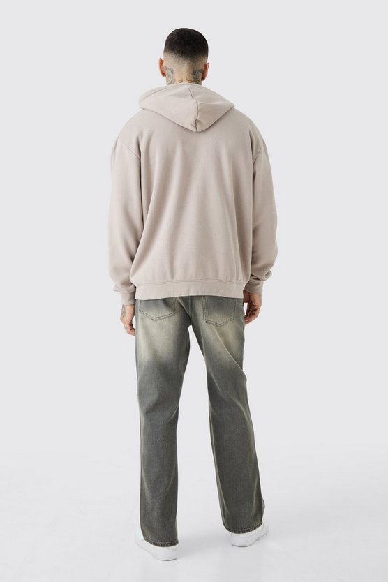 Tall Oversize Hoodie mit Reißverschluss