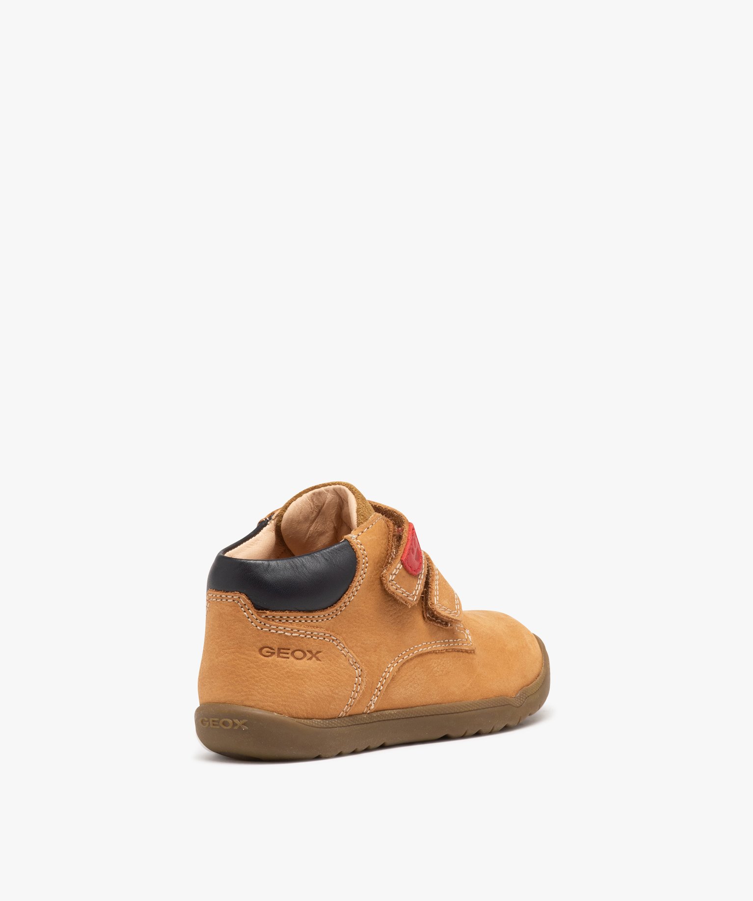 Chaussures premiers pas bébé Garçon unies en suédine - Geox jaune | GEMO