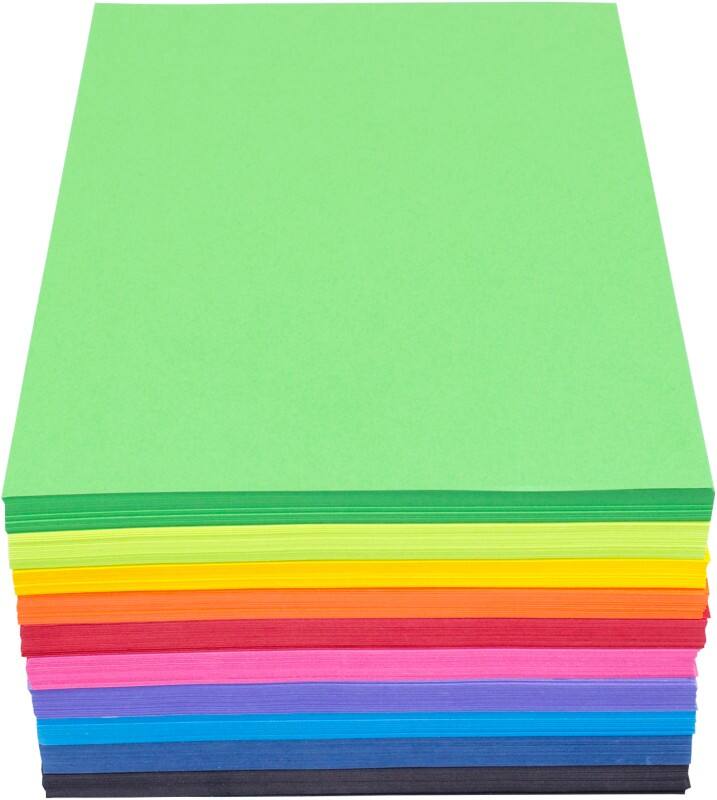 Tutorcraft DIN A4 Bastelpapier Farbig sortiert 110 g/m² 1000 Blatt