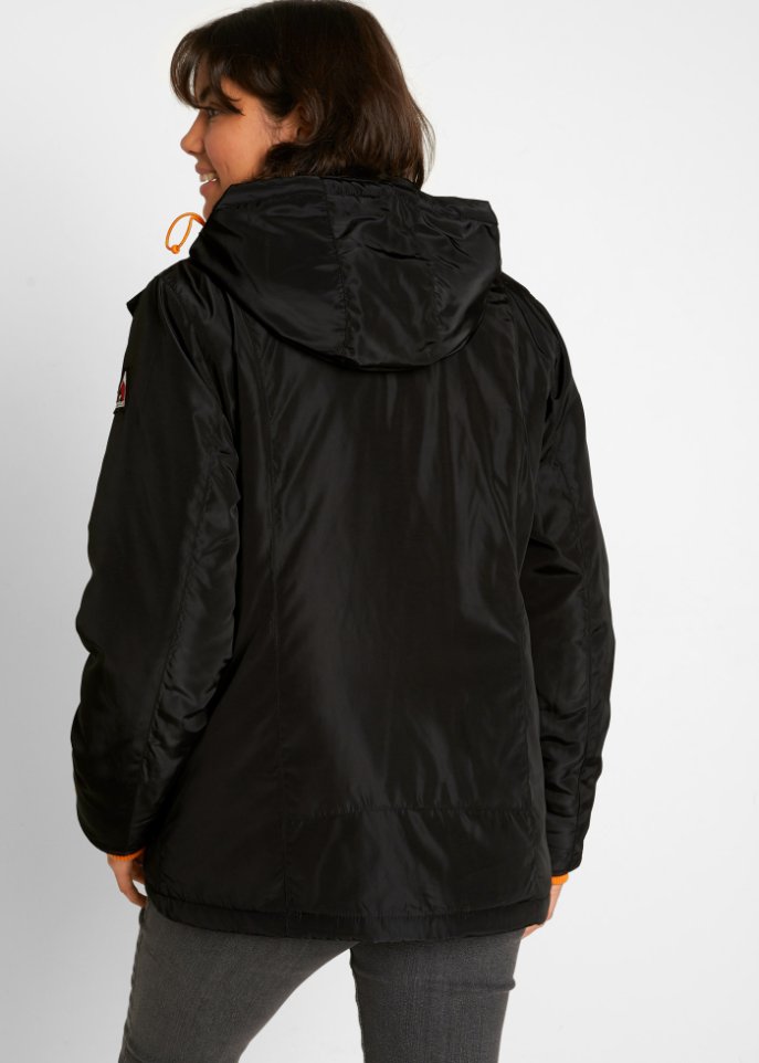 Jacke mit abnehmbarer Kapuze