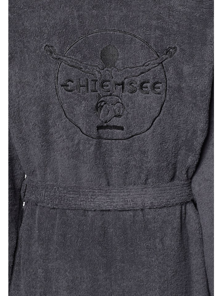 Chiemsee Bademantel Bathrobe Unisex in grau günstig kaufen