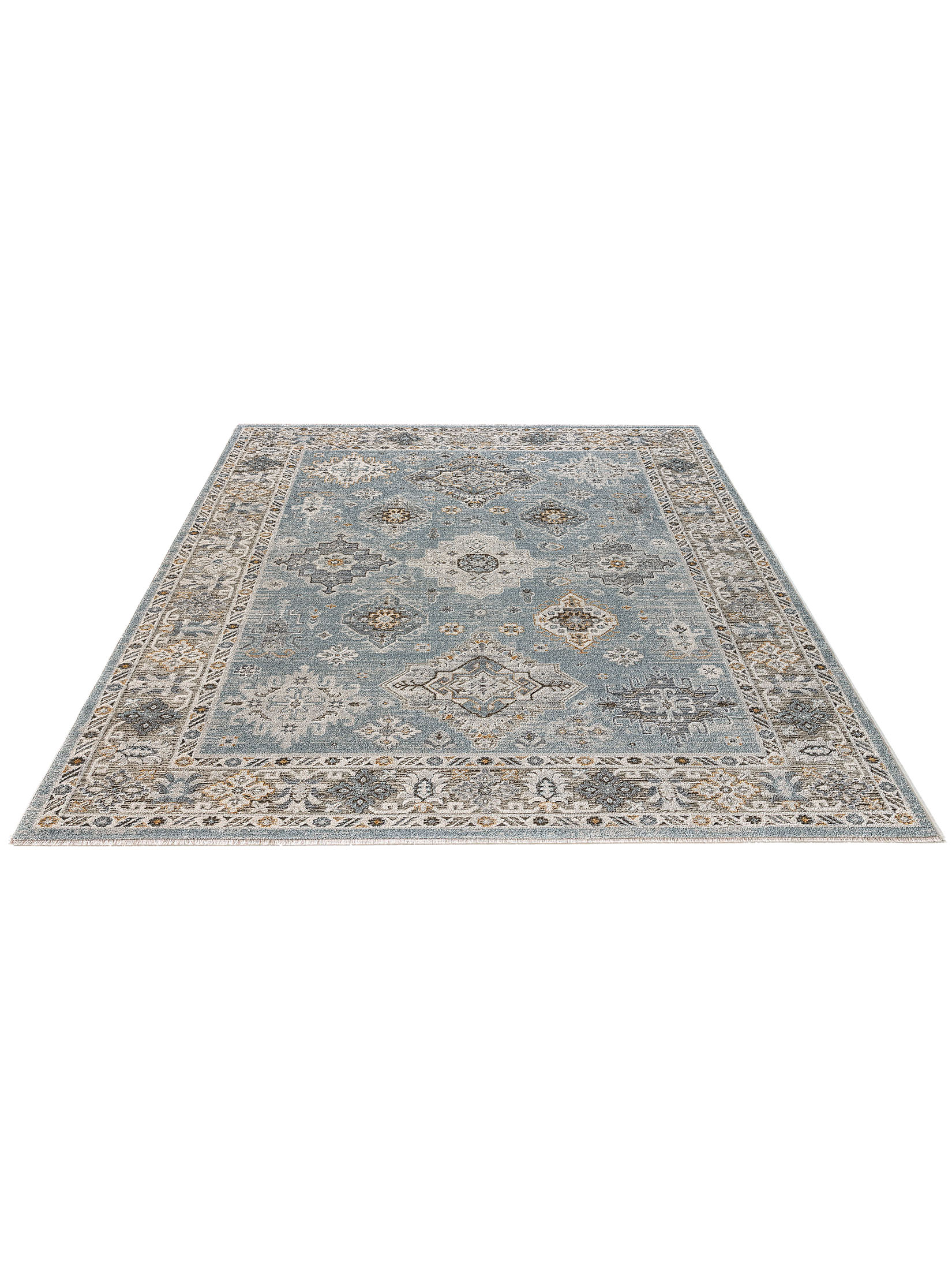 Amarat Vintage-Teppich, Azur