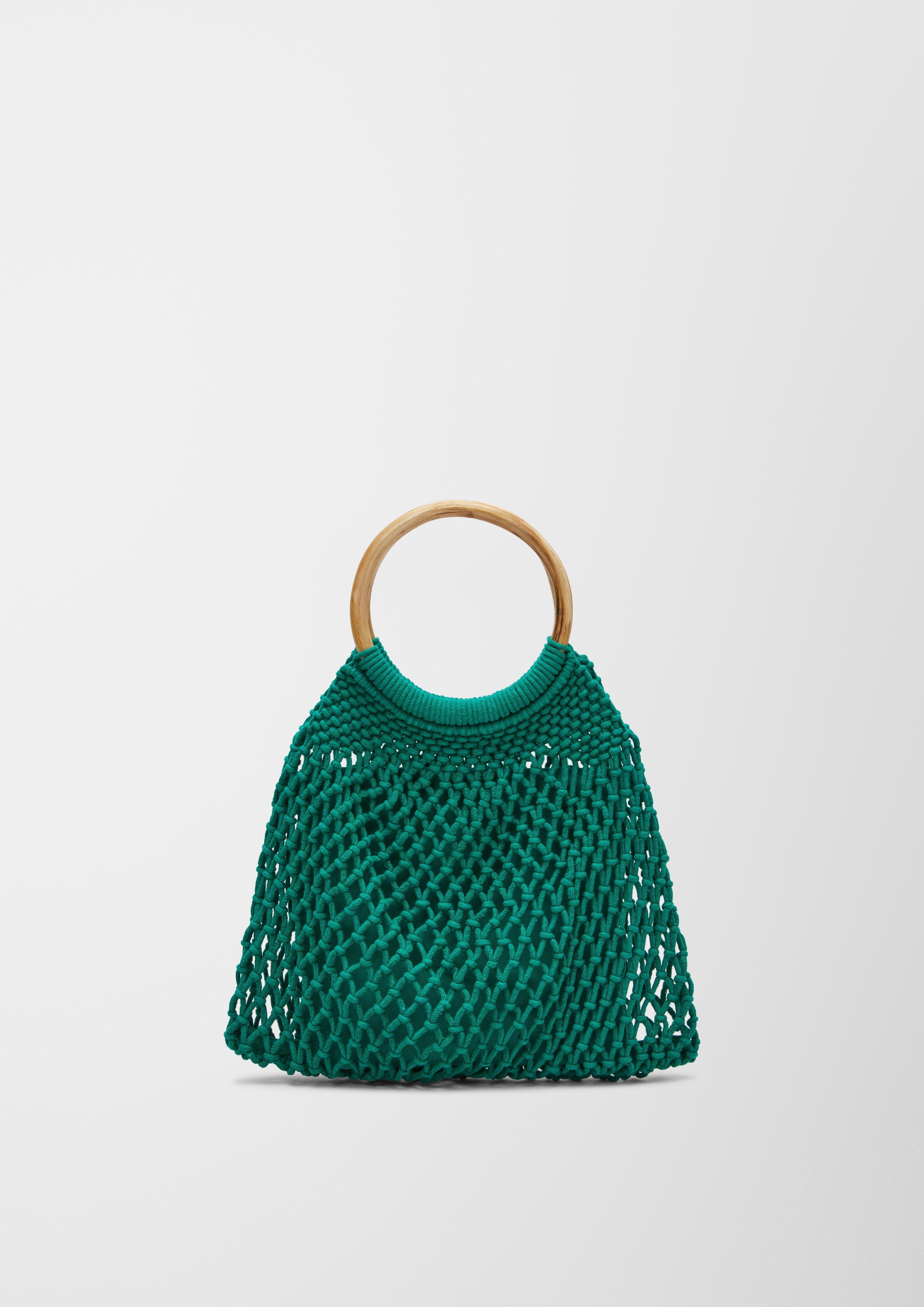Makramee-Shopper mit Holzgriff  2129936-7646
